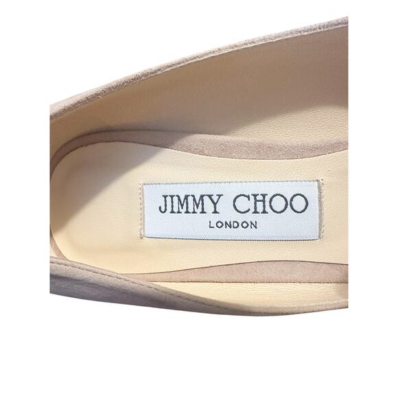 Jimmy Choo Romy 100 Ballet Pink Pointed Toe High Heel Pump 40 - Picture 7 of 10